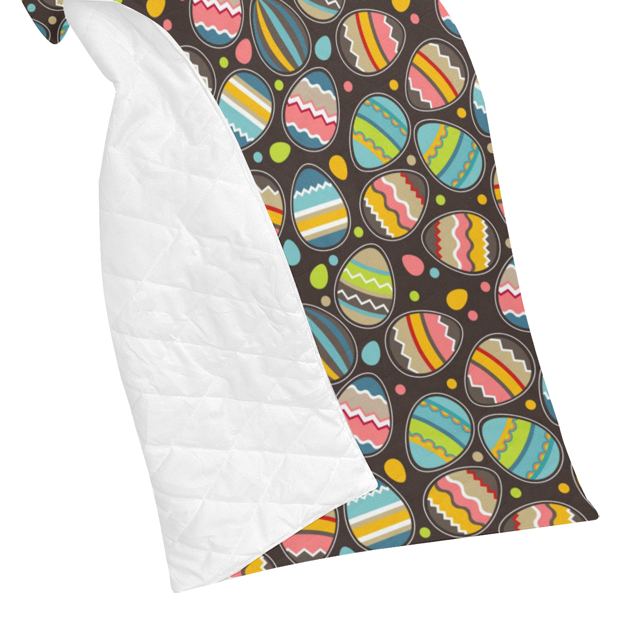 Easter Eggs Pattern Print Design RB03 Premium Quilt