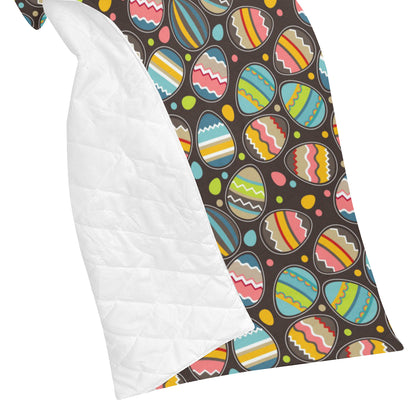 Easter Eggs Pattern Print Design RB03 Premium Quilt