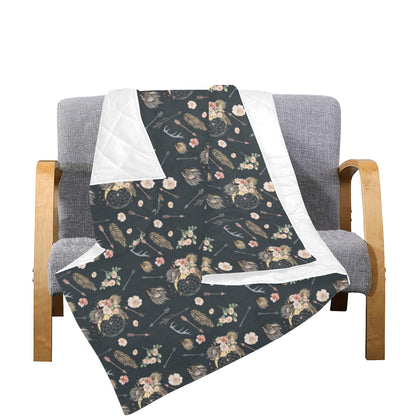 Bohemian Pattern Print Design 09 Premium Quilt