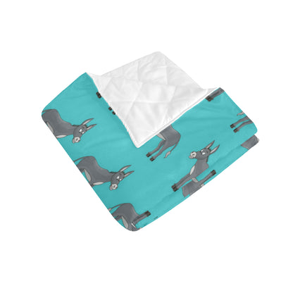 Donkey Pattern Print Design 01 Premium Quilt