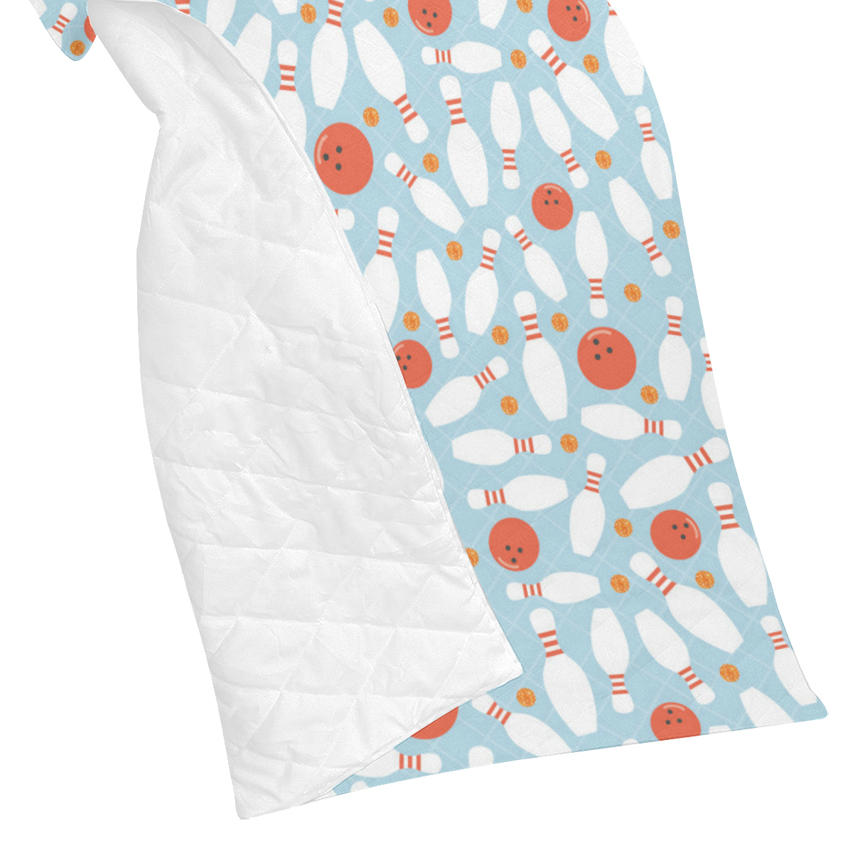 Bowling Pattern Print Design 09 Premium Quilt
