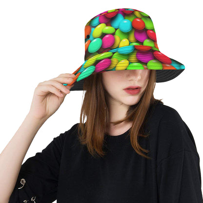 Candy Pattern Print Design CA03 Unisex Bucket Hat