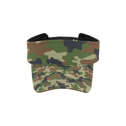 Army Camouflage Pattern Print Design 01 Unisex Sun Visor