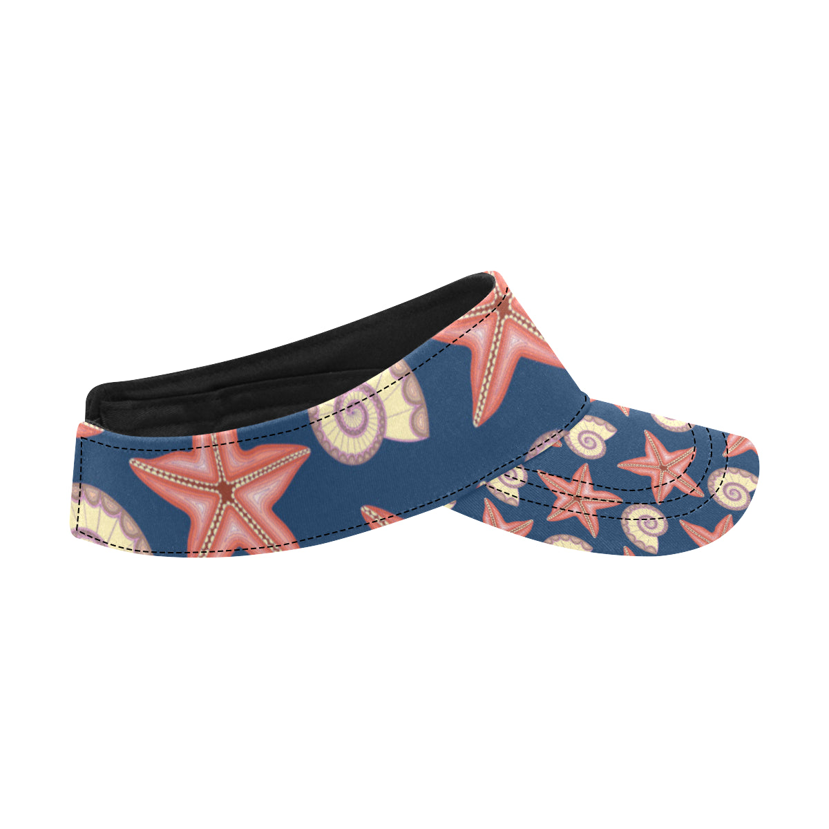 Starfish Pattern Print Design 03 Unisex Sun Visor