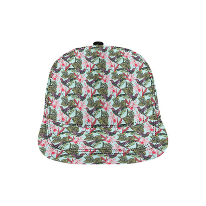 Hummingbird Cute Themed Print Snapback Cap