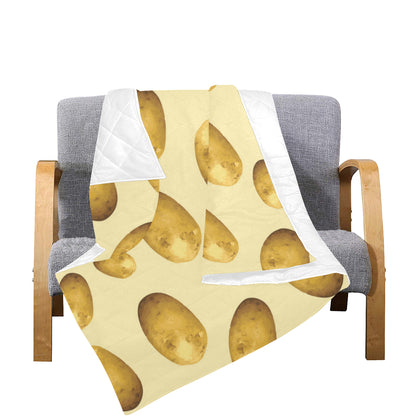 Potato Pattern Print Design A01 Premium Quilt