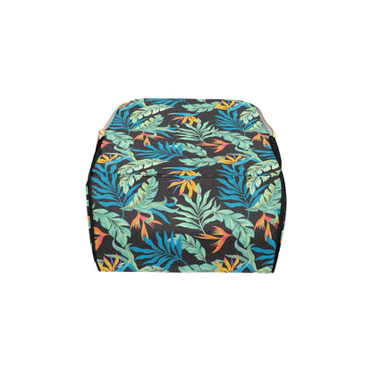 Tropical Palm Leaves Hawaiian Flower Diaper Bag Backpack