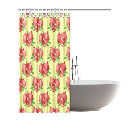 Pomegranate Pattern Print Design PG07 Shower Curtain