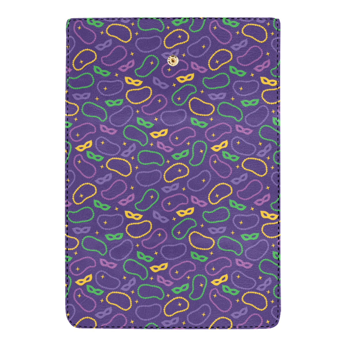 Mardi Gras Pattern Print Design 04 Women's Trifold Wallet