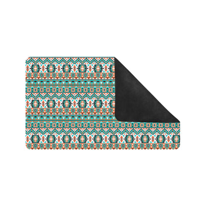 Indian Navajo Ethnic Themed Design Print Rubber Doormat