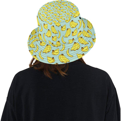 Banana Pattern Print Design BA04 Unisex Bucket Hat