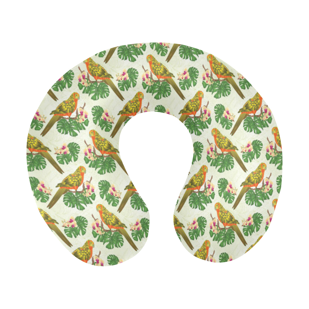 Conures Pattern Print Design 01 U-Shaped Travel Neck Pillow