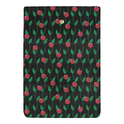 Cranberry Pattern Print Design CB01 Women's Trifold Wallet