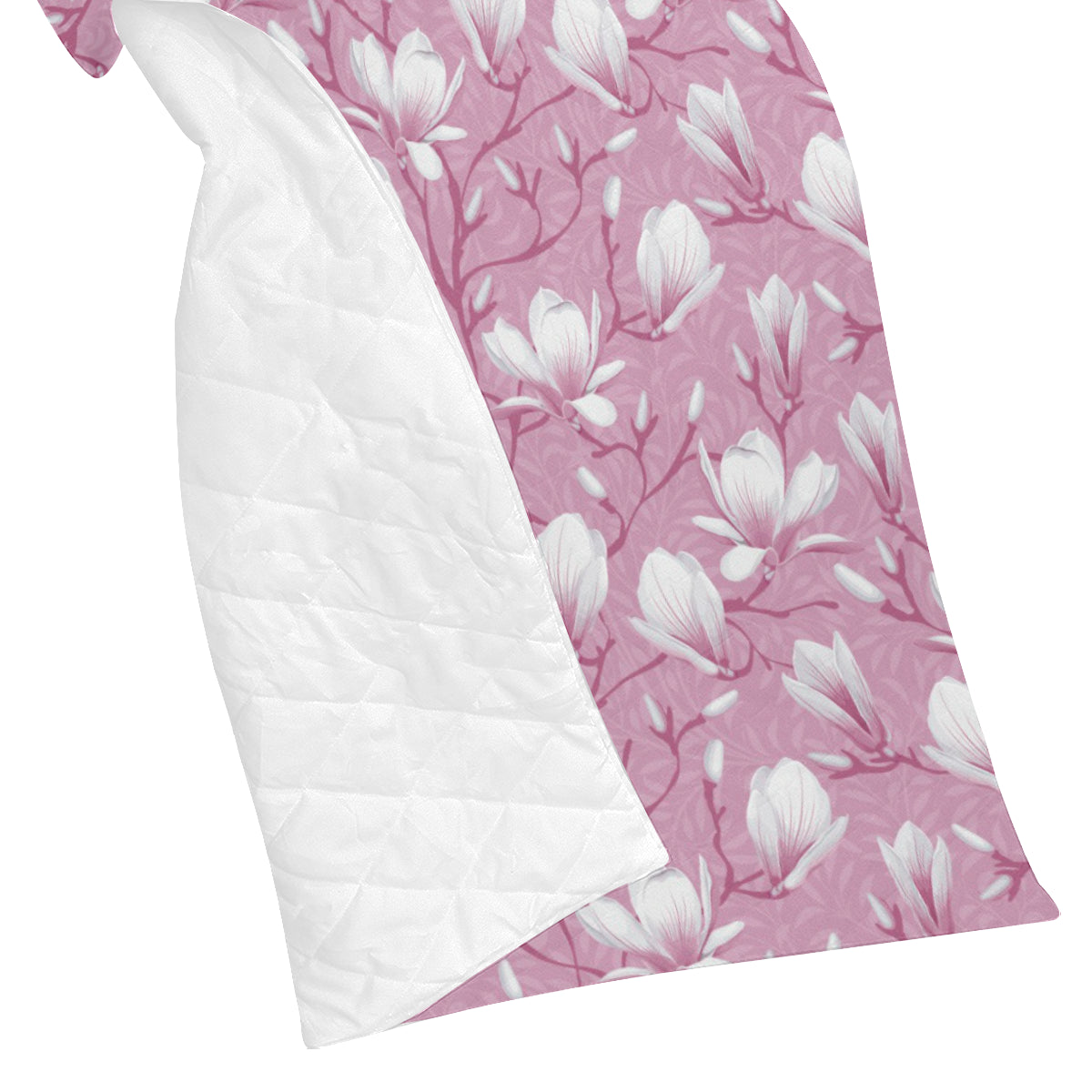 Magnolia Pattern Print Design MAG05 Premium Quilt