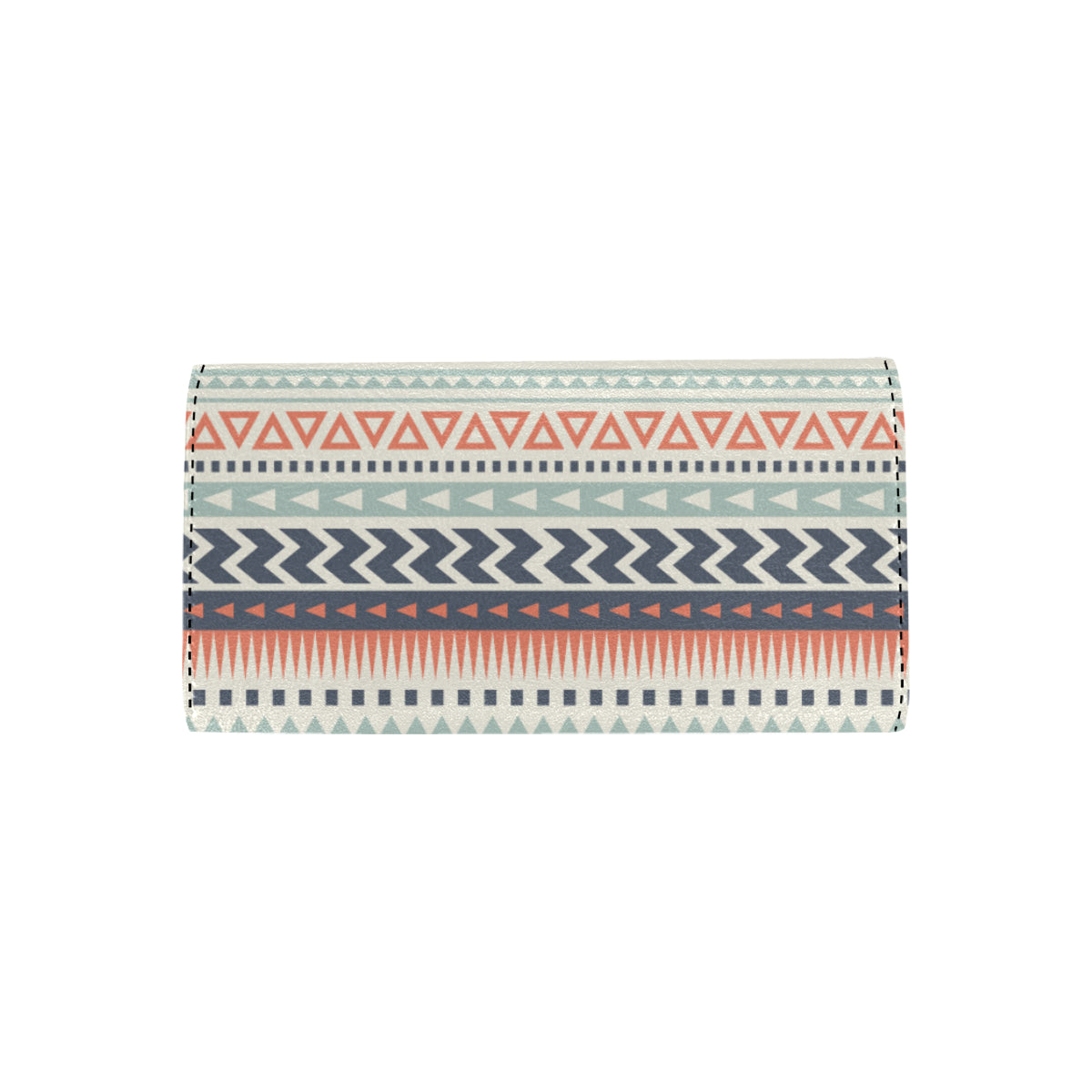 Tribal Aztec vintage pattern Women's Trifold Wallet