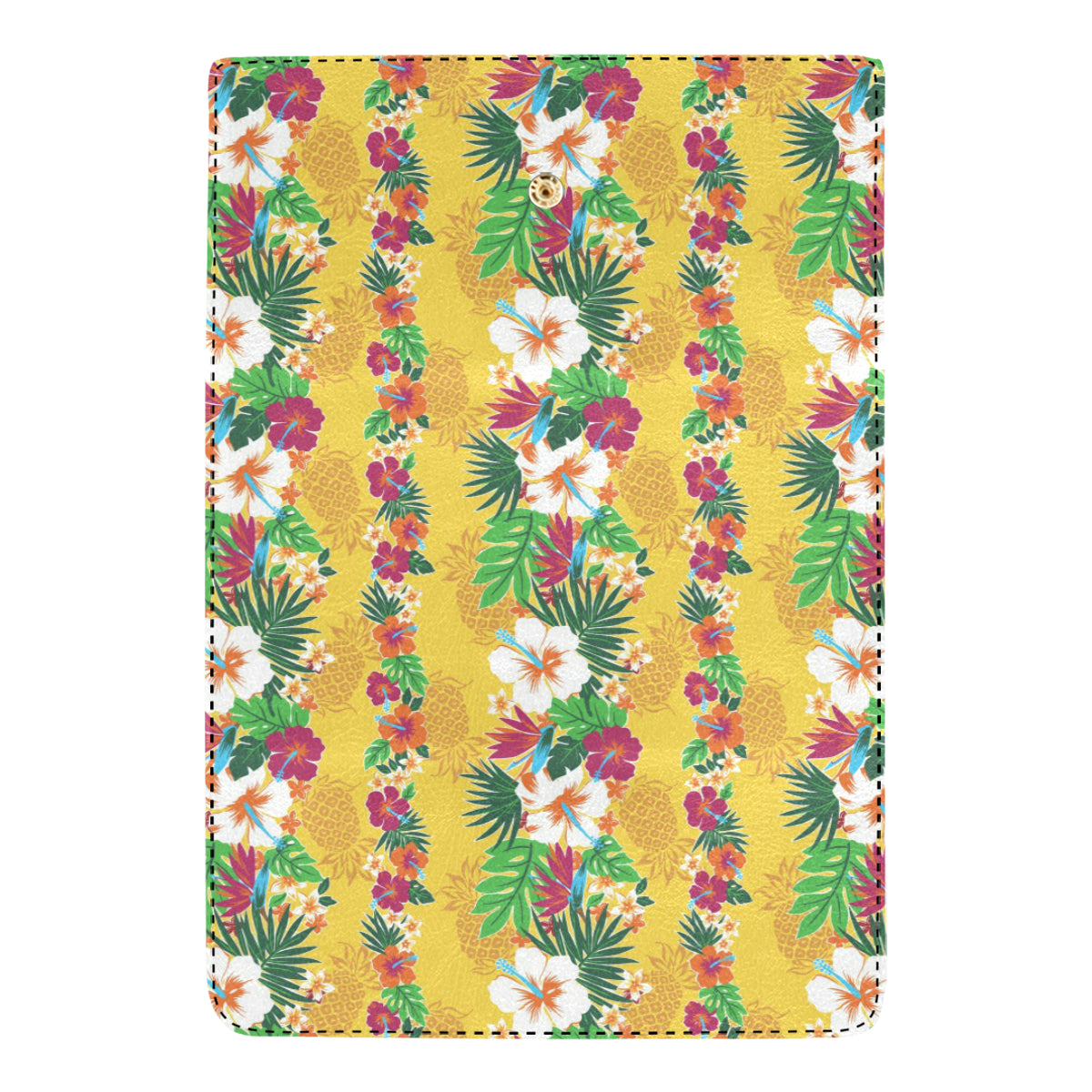 Hawaiian Themed Pattern Print Design H09 Women's Trifold Wallet