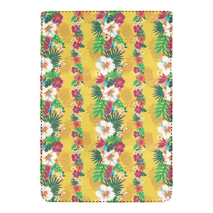 Hawaiian Themed Pattern Print Design H09 Women's Trifold Wallet