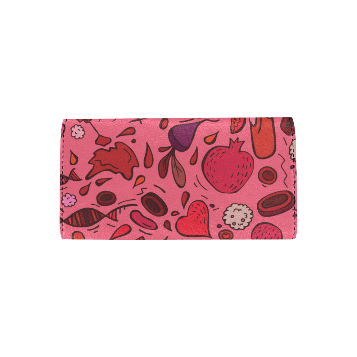 Phlebotomist Pattern Print Design A01 Women's Trifold Wallet