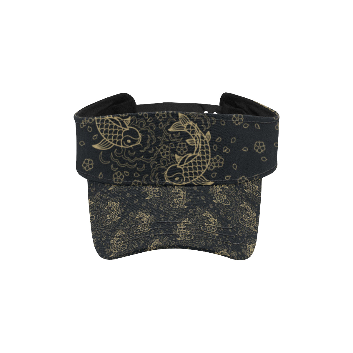 KOI Fish Pattern Print Design 02 Unisex Sun Visor