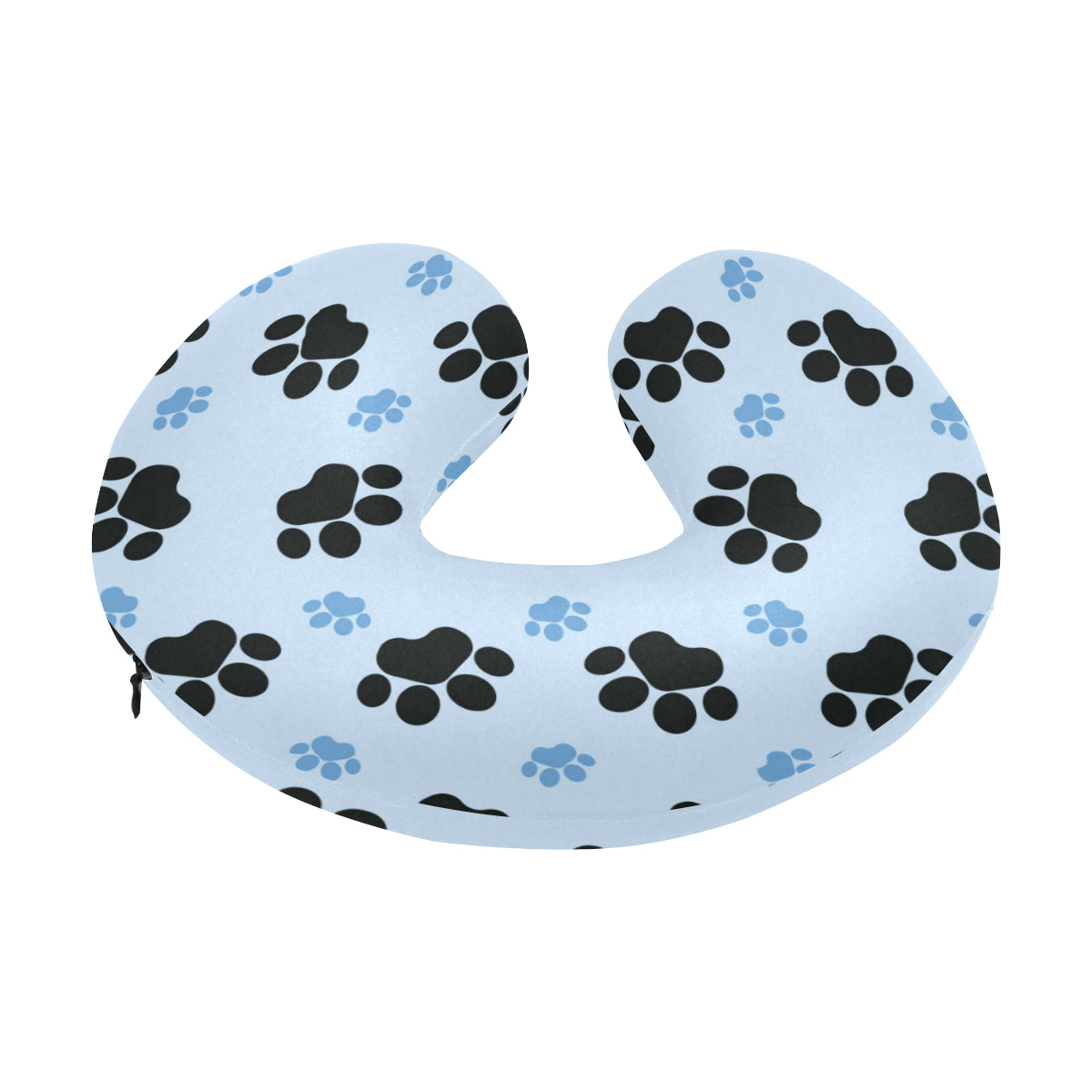 Paw Pattern Print Design A04 U-Shaped Travel Neck Pillow