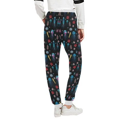 Jellyfish Underwater Print Unisex Sweatpants