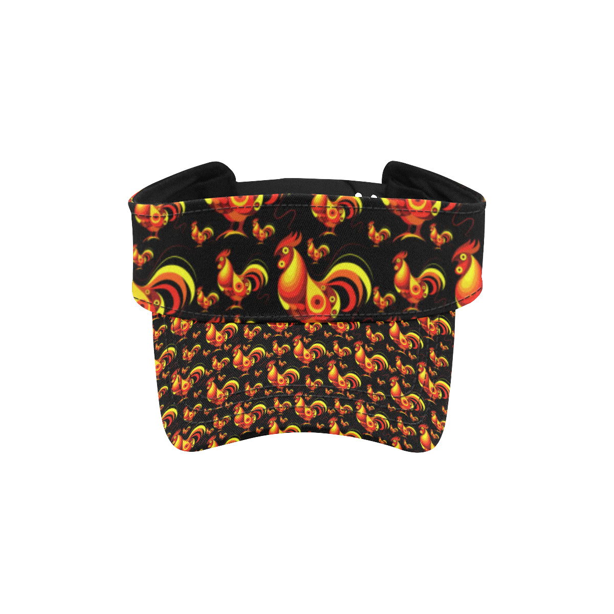 Rooster Print Themed Unisex Sun Visor