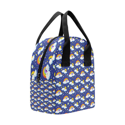 Rainbow Space Design Print Insulated Lunch Bag