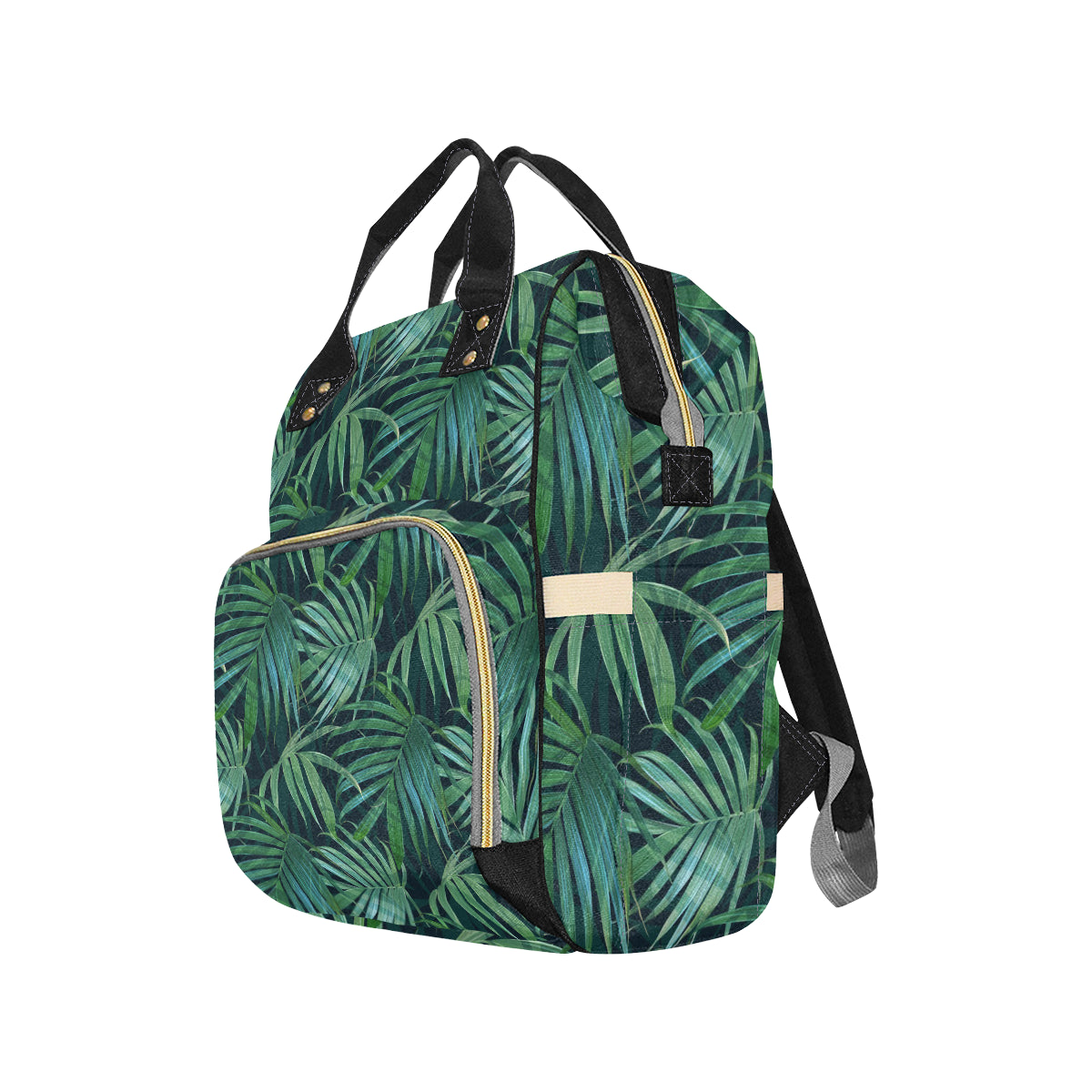 Tropical Flower Pattern Print Design TF011 Diaper Bag Backpack