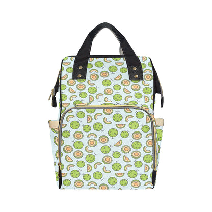 Cantaloupe Pattern Print Design 02 Diaper Bag Backpack