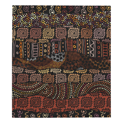 African Pattern Print Design 07 Premium Quilt