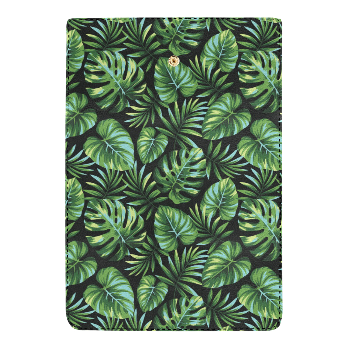 Palm Leaves Pattern Print Design PL013 Women's Trifold Wallet