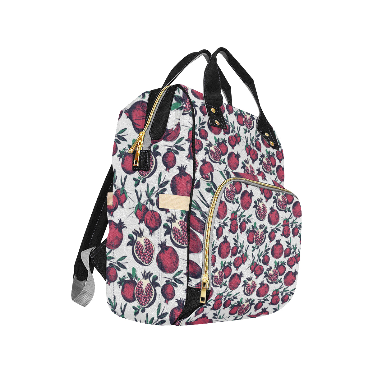 Pomegranate Pattern Print Design PG01 Diaper Bag Backpack