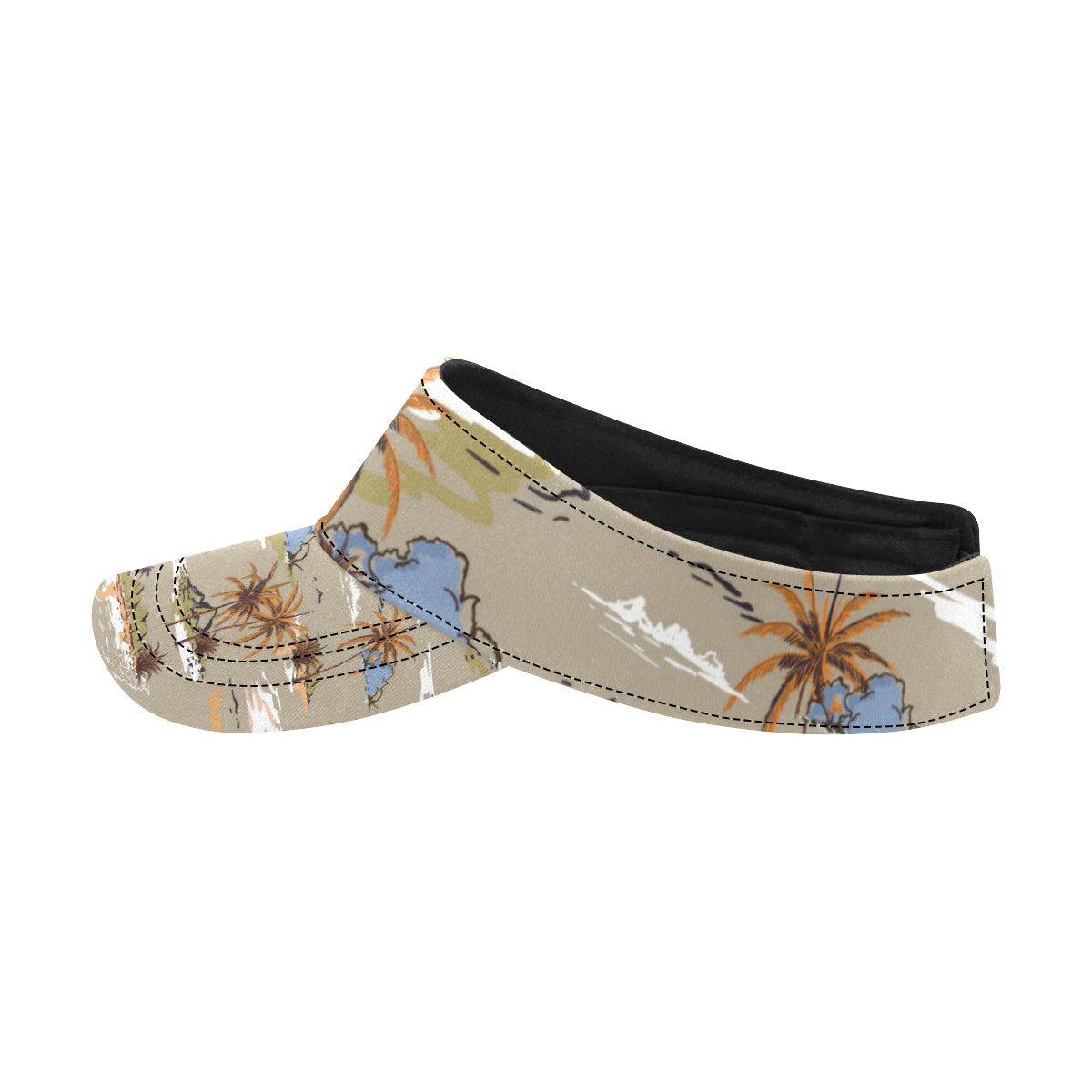 Pacific island Pattern Print Design A05 Unisex Sun Visor