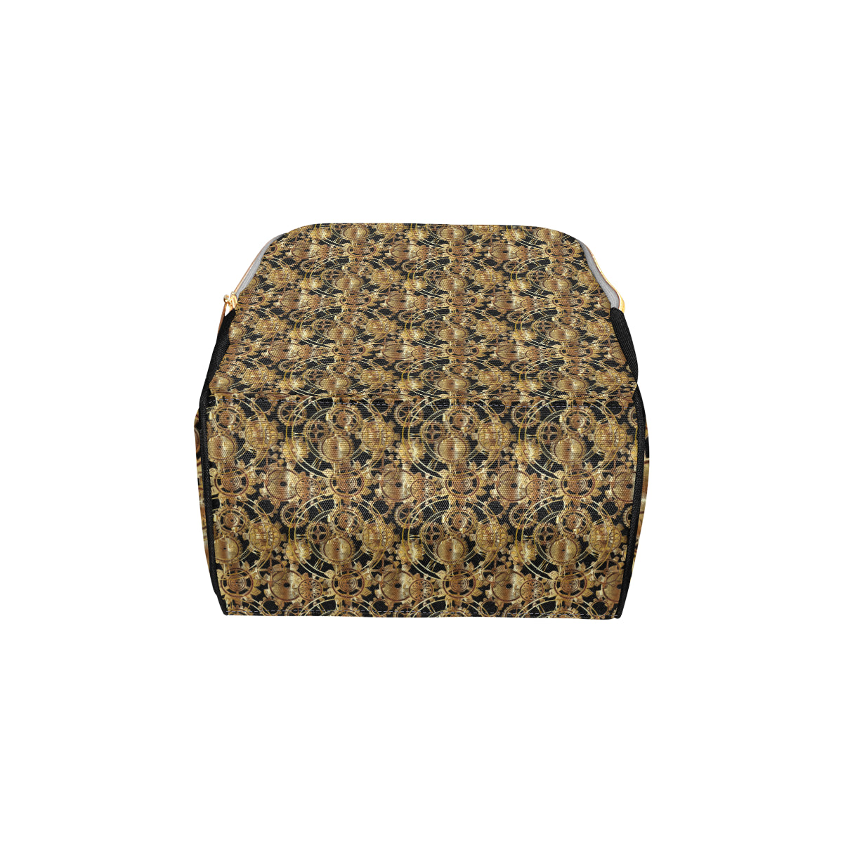 Steampunk Gear Design Themed Print Diaper Bag Backpack