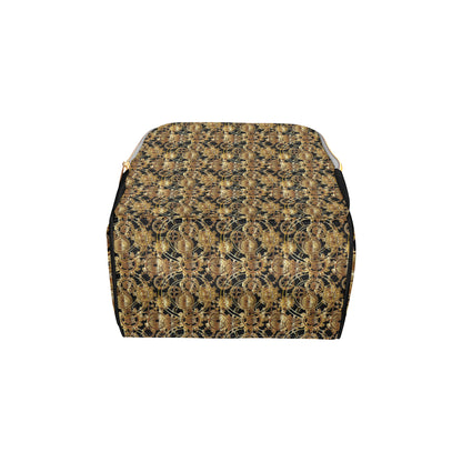 Steampunk Gear Design Themed Print Diaper Bag Backpack