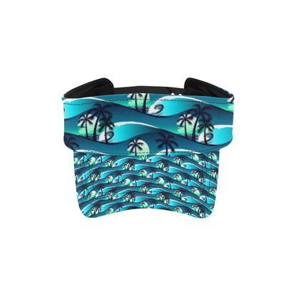 Beach Wave Design Print Unisex Sun Visor