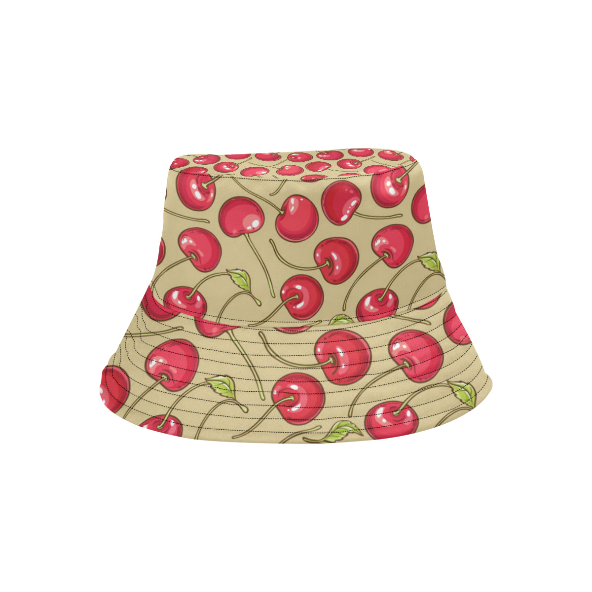 Cherry Pattern Print Design CH05 Unisex Bucket Hat