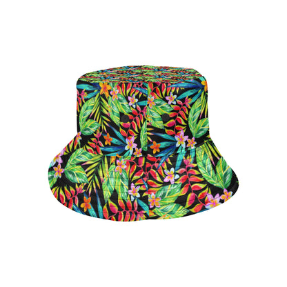 Heliconia Pattern Print Design HL09 Unisex Bucket Hat