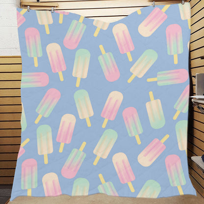 Ice Cream Pattern Print Design 05 Premium Quilt