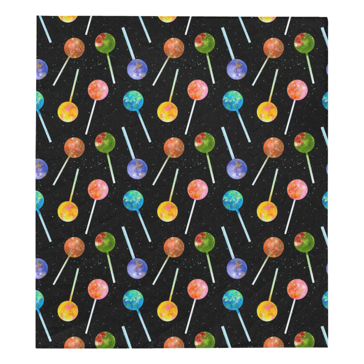 Lollipop Pattern Print Design LL04 Premium Quilt