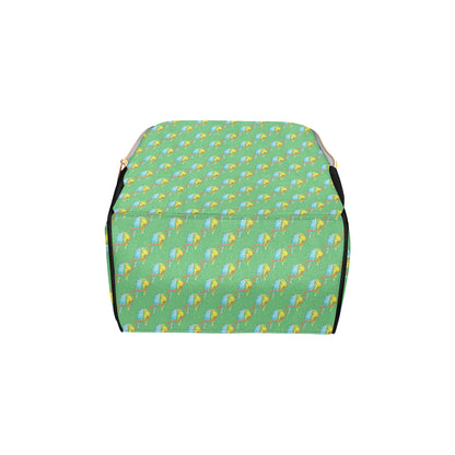Budgerigar Pattern Print Design 01 Diaper Bag Backpack