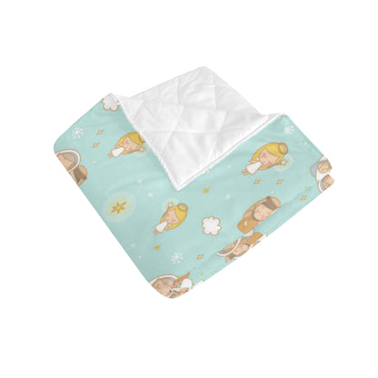 Christian Pattern Print Design 01 Premium Quilt