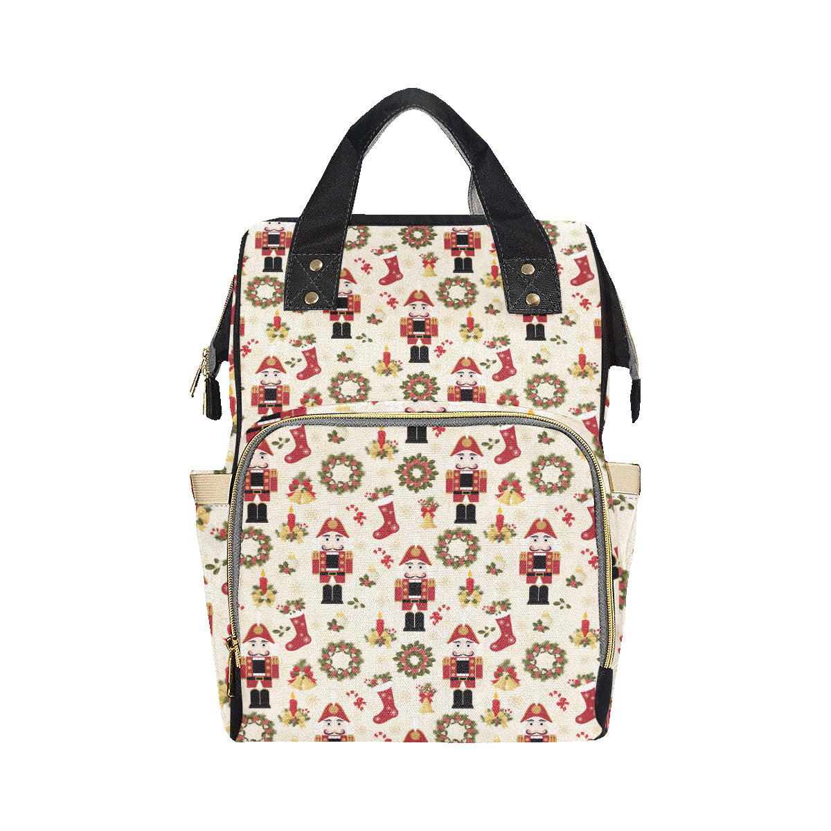 Nutcracker Pattern Print Design A01 Diaper Bag Backpack