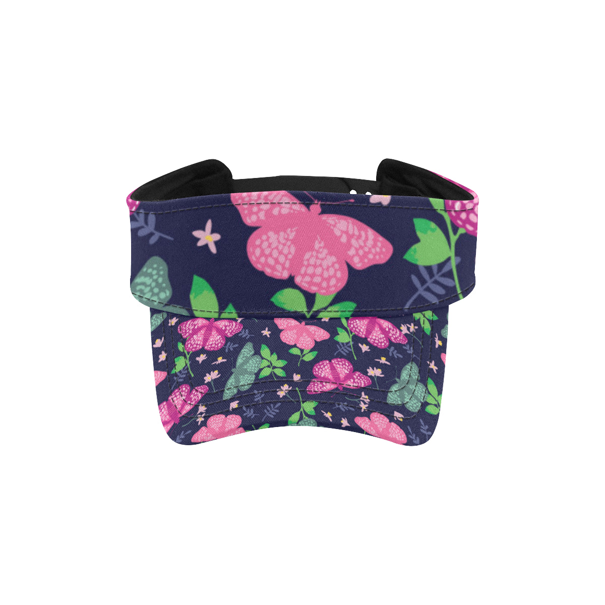 Monarch Butterfly Pattern Print Design 03 Unisex Sun Visor