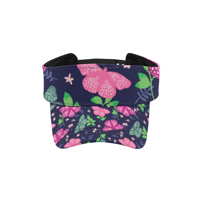 Monarch Butterfly Pattern Print Design 03 Unisex Sun Visor