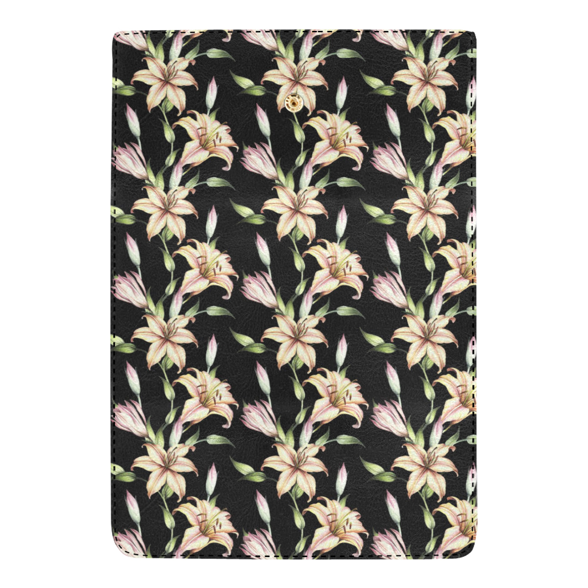 Lily Pattern Print Design LY05 Women's Trifold Wallet