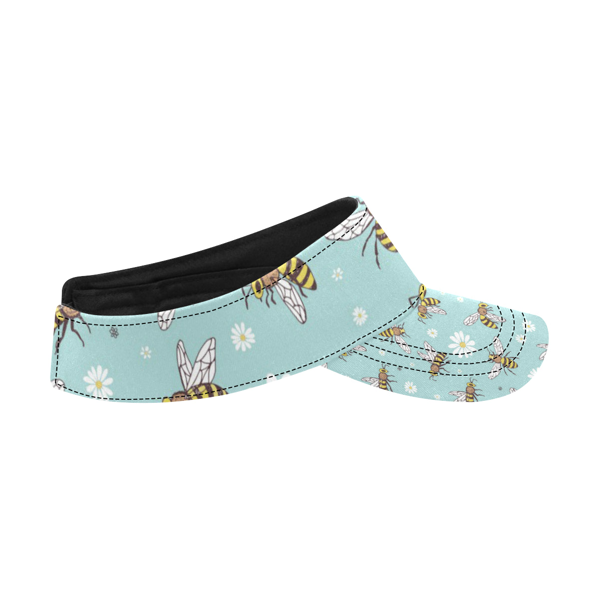 Bee Pattern Print Design BEE010 Unisex Sun Visor