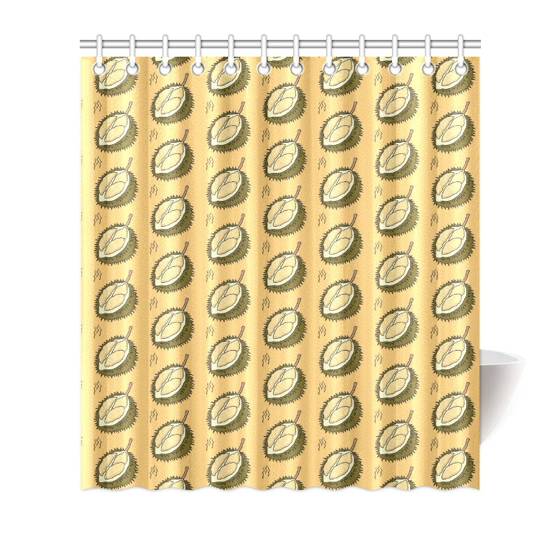Durian Pattern Print Design DR02 Shower Curtain