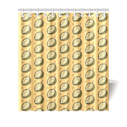 Durian Pattern Print Design DR02 Shower Curtain