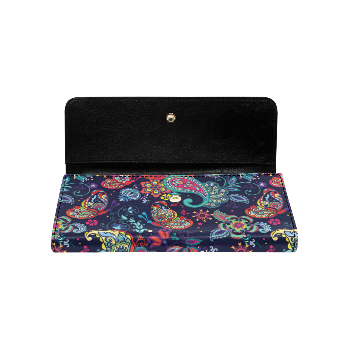 Paisley Boho Pattern Print Design A06 Women's Trifold Wallet